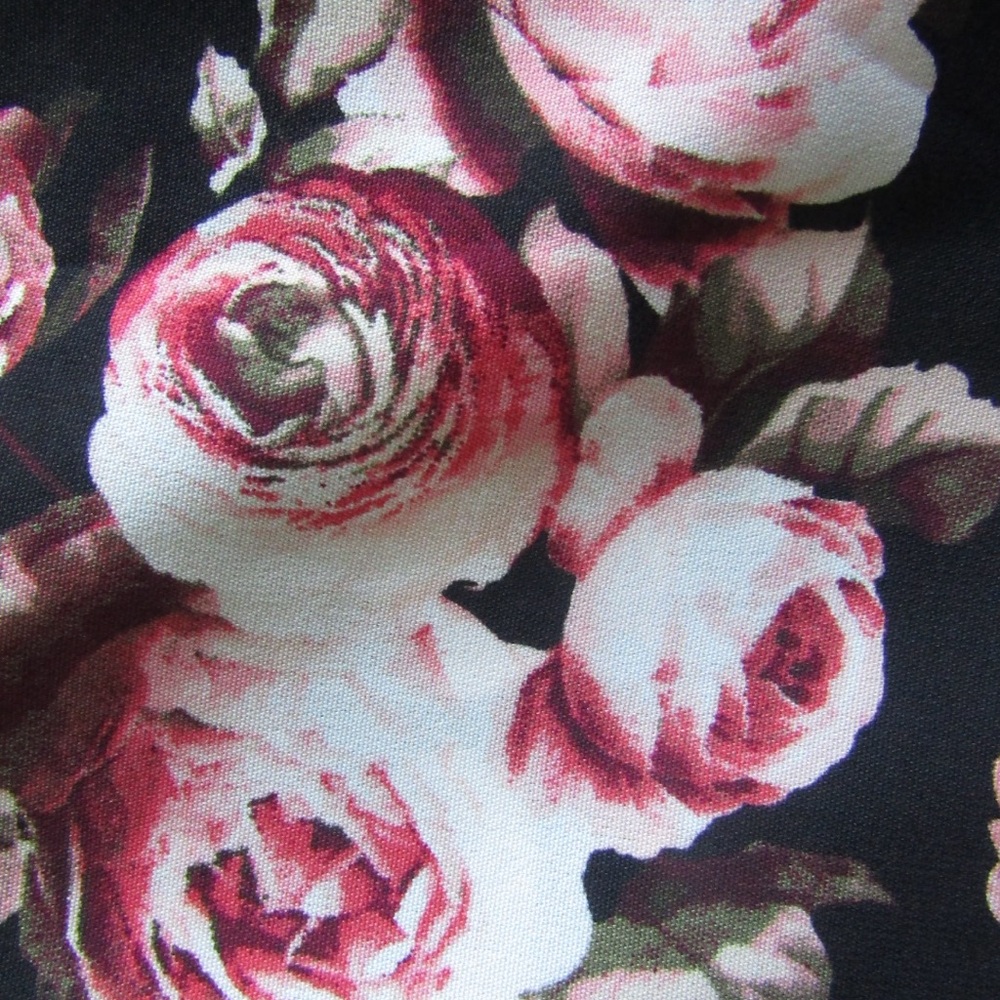 Wishful Park Rose Mini Dress With Belt Super Cute - Picture 2 of 8